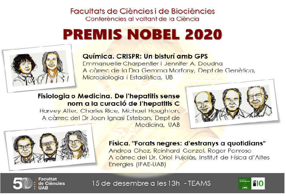 cartell conferencia premis nobel 2020